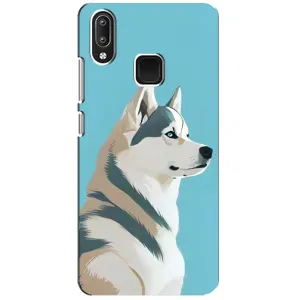 Чохол з Хаскі Vivo Y95 - (AlphaPrint) (Хаскі арт)