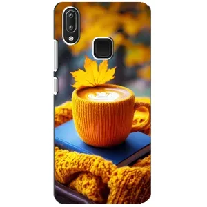 Чехол с принтом «Кофе на желтом пледе» для Vivo Y95
