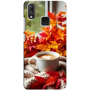 Чохол з унікальним дизайном 'Осінь з кавою' для Vivo Y95