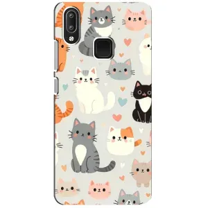 Чохол з малюнком кіт на Vivo Y95 (Колаж котів)