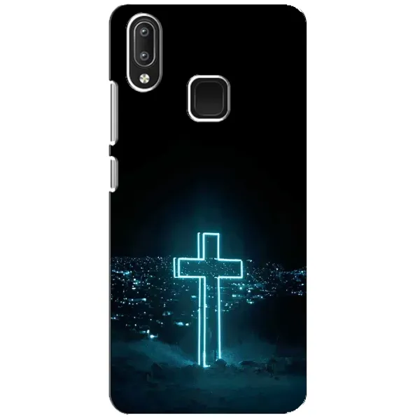 Чехол с принтом «Крест и город» для Vivo Y95