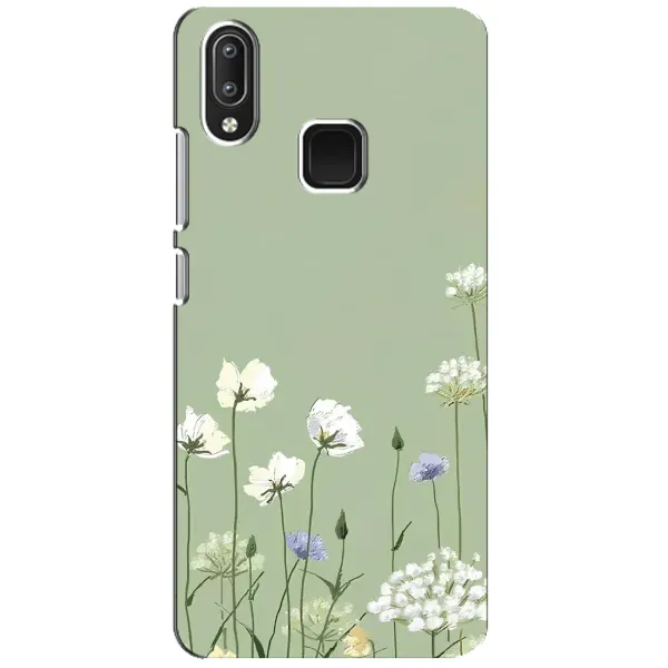 Чехол с принтом «Цветы на зеленом» для Vivo Y95