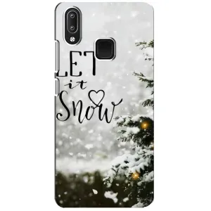Новорічні, Святкові Чохли для Vivo Y95 - 2024 год (Let it snow)