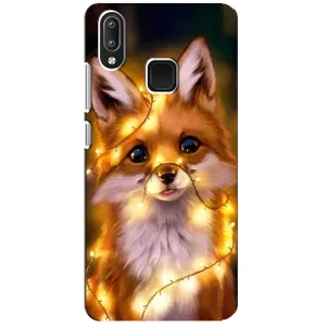 Чохли з картинкою Лисичка для Vivo Y95 (VPrint) (Лисичка в гірляндах)