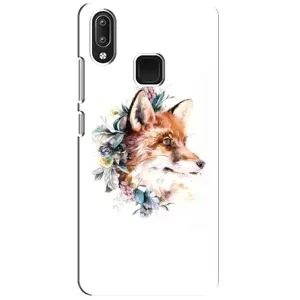 Чохли з картинкою Лисичка для Vivo Y95 (VPrint) (Лиса в квітах)
