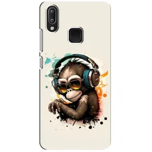 Чохол з Мавпами Vivo Y95 - (AlphaPrint) (Макака в навушниках)