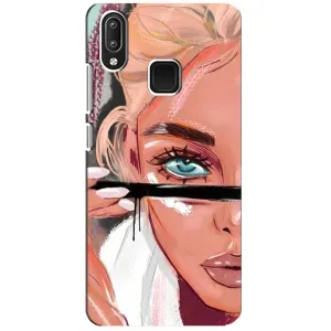 Чехол с печатью для Vivo Y95 - (Мода) (AlphaPrint) (Макияж)