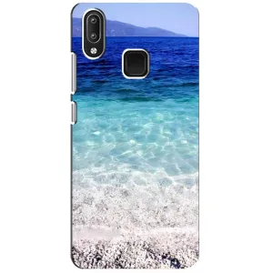 Силиконовый чехол с КАРТИНКАМИ лето для Vivo Y95 (AlphaPrint) (Море)