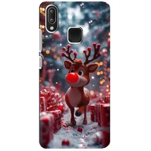 Яскравий чохол для Vivo Y95 з Зимові Оленята (Олень серед подарунків)