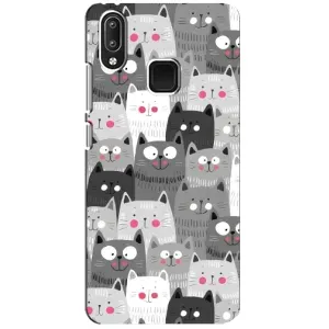 Чохли з Котиками для Vivo Y95 (VPrint) (Мальовані котики)