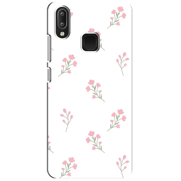 Чехол с принтом «Розовые цветы» для Vivo Y95