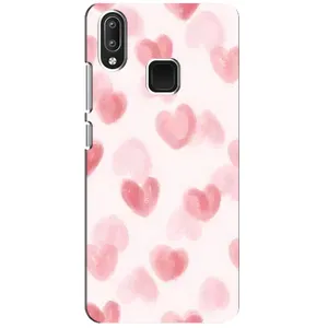 Чохол з розовим принтом для Vivo Y95 (Рожеві сердечки)