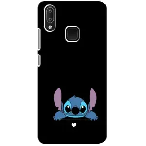 Чохол з принтом Стіч на Vivo Y95 (Стіч на чорному)