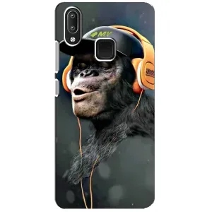 Чохол з Мавпами Vivo Y95 - (AlphaPrint) (В навушниках)