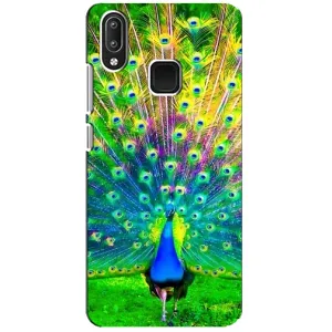 Чехол с птицами на Vivo Y95 (VPrint) (Яркий Павлин)
