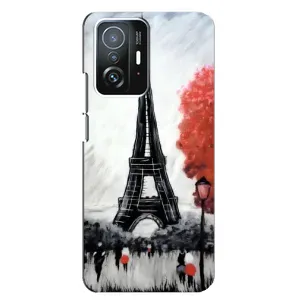 Чохол Ейфелева Вежа Xiaomi 11T / 11T Pro - (AlphaPrint) (Вежа в Парижі)