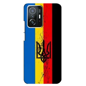 Украинские Чехлы для Xiaomi 11T / 11T Pro с картинкой УПА (AlphaPrint) (Флаг УПА)