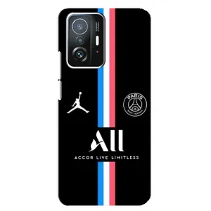 Чехлы PSG для Xiaomi 11T / 11T Pro (AlphaPrint) (футболка ПСЖ)