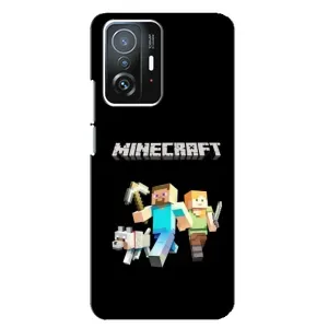 Чохол Майнкрафт на Xiaomi 11T / 11T Pro (AlphaPrint) Minecraft (герої Minecraft)