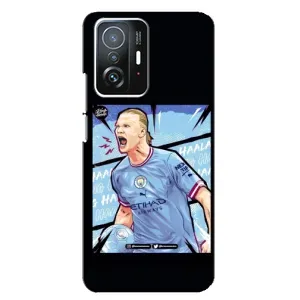 Чехлы с футболистом Ерлинг Холанд для Xiaomi 11T / 11T Pro (AlphaPrint) (гол Эрлинг Холланд)