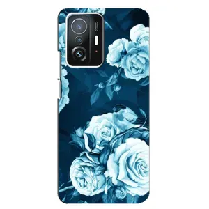 Чехлы (ART) Цветы на Xiaomi 11T / 11T Pro (VPrint) (Блактині бутони)