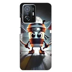 Чохол з мемом Тралалело тралала на Xiaomi 11T / 11T Pro (Капучіно асасіно)