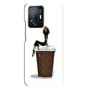Чохли Луі Вітон для Xiaomi 11T / 11T Pro (AlphaPrint - LOUIS VUITTON) (кава LOUIS VUITTON)
