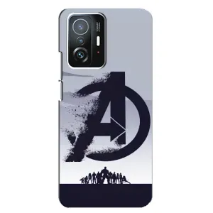 Чехлы с героями Марвел Xiaomi 11T / 11T Pro (VPrint) (Команда А)