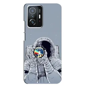 Чехол NASA для Xiaomi 11T / 11T Pro (AlphaPrint) (Космонавт фото)