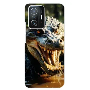 Чехол с картинкой «Хищники» для Xiaomi 11T / 11T Pro (Опасный крокодил)