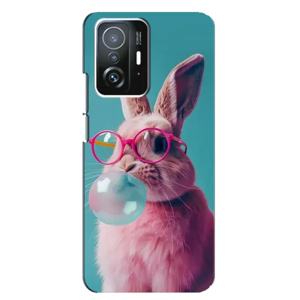 Чехол с принтом «Кролик в очках» для Xiaomi 11T / 11T Pro Чехол с принтом «Кролик в очках» для Xiaomi 11T / 11T Pro