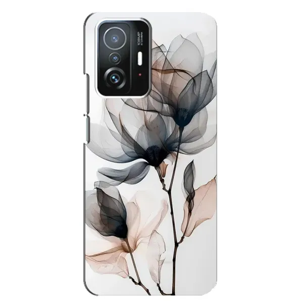 Чехол с принтом «Цветы на белом» для Xiaomi 11T / 11T Pro Чехол с принтом «Цветы на белом» для Xiaomi 11T / 11T Pro