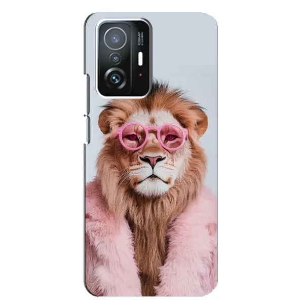 Чехол с принтом «Лев в очках» для Xiaomi 11T / 11T Pro Чехол с принтом «Лев в очках» для Xiaomi 11T / 11T Pro