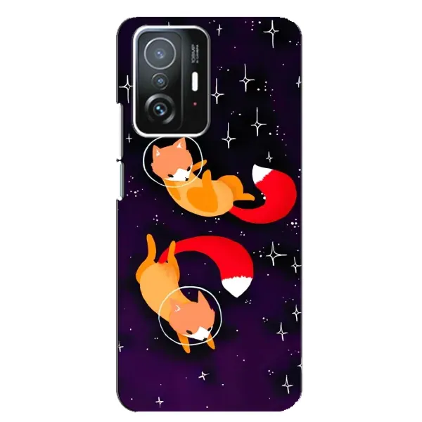 Чехол с принтом «Лисички космонавты» для Xiaomi 11T / 11T Pro Чехол с принтом «Лисички космонавты» для Xiaomi 11T / 11T Pro