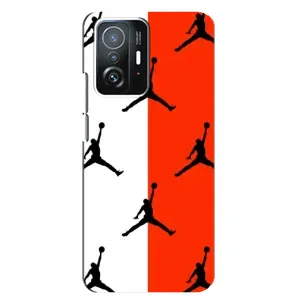Чехлы для Xiaomi 11T / 11T Pro - с картинкой JORDAN (AlphaPrint) (Лого Джордан)