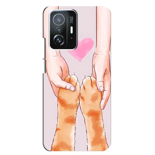 Чехол с принтом «Любовь к котикам» для Xiaomi 11T / 11T Pro Чехол с принтом «Любовь к котикам» для Xiaomi 11T / 11T Pro