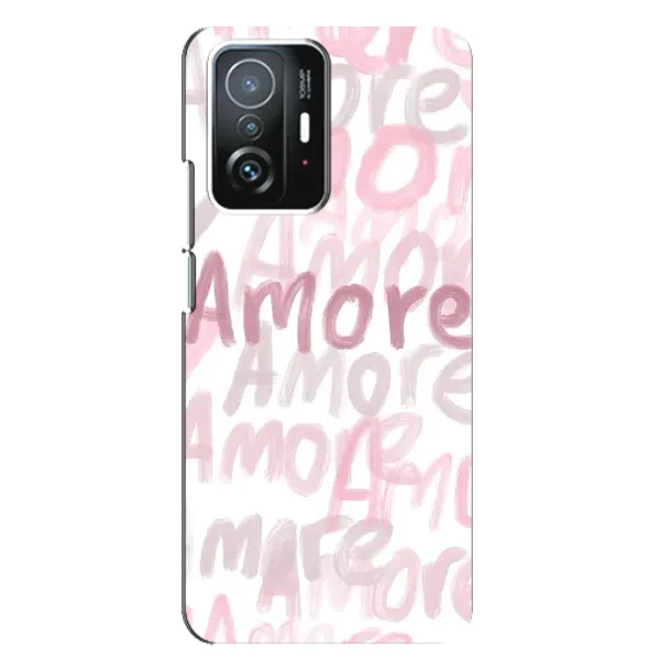 Чехол с принтом «Аморе любовь» для Xiaomi 11T / 11T Pro Чехол с принтом «Аморе любовь» для Xiaomi 11T / 11T Pro
