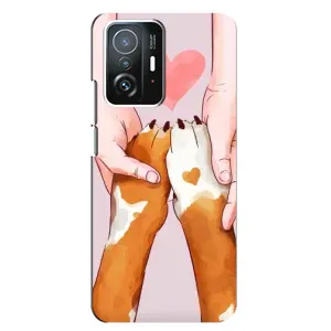 Чехлы с собаками для Xiaomi 11T / 11T Pro (VPrint) (Любовь к собакам)