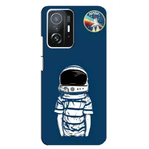 Чехол NASA для Xiaomi 11T / 11T Pro (AlphaPrint) (Мальчик в шлеме)