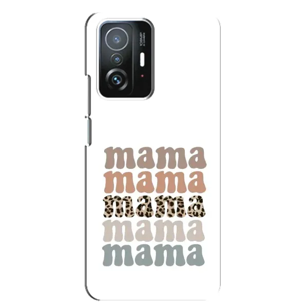 Чехол с принтом «Текстовый коллаж мама» для Xiaomi 11T / 11T Pro