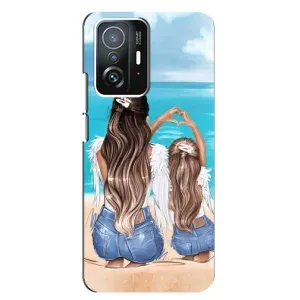 Чохол з друком для Xiaomi 11T / 11T Pro - (Мама з дитинкою) (AlphaPrint) (Мама з донькою)