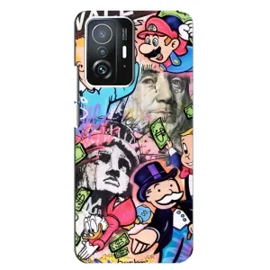 Чехлы с крутыми принтами для Xiaomi 11T / 11T Pro - (PREMIUMPrint) (Monopoly man)