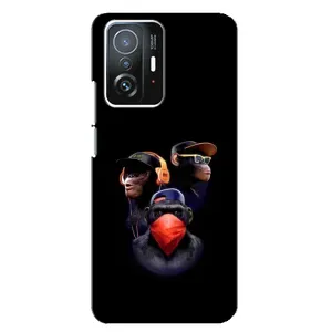 Чохол з Мавпами Xiaomi 11T / 11T Pro - (AlphaPrint) (Три мавпи)
