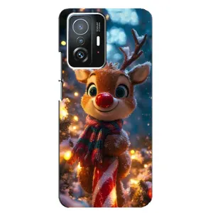 Чохол з принтом «Олень з шарфом» для Xiaomi 11T / 11T Pro