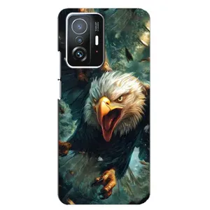 Чехол с картинкой «Хищники» для Xiaomi 11T / 11T Pro (Орел в полете)