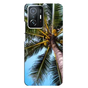 Силіконовий чохол з КАРТИНКАМИ літо для Xiaomi 11T / 11T Pro (AlphaPrint) (Пальма)