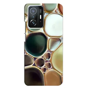 Мраморний чехол на Xiaomi 11T / 11T Pro (VPrint) (Радужний Мрамор)