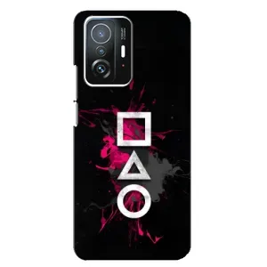 Чохол Гра в кальмара для Xiaomi 11T / 11T Pro (Символи Гра кальмара)