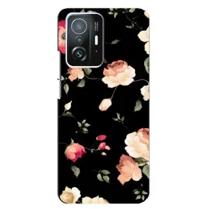 Чохли з квітами для Xiaomi 11T / 11T Pro (VPrint) (Трояндочки)