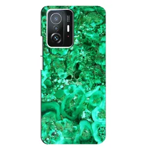 Мраморний чехол на Xiaomi 11T / 11T Pro (VPrint) (Салатовий Мрамор)